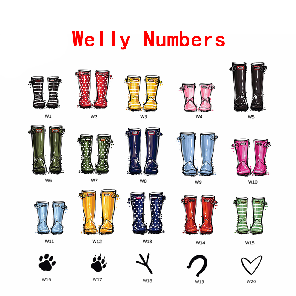 Personalised Family Wellie Pos - огляд і ціна Waterproof Spray Shoe