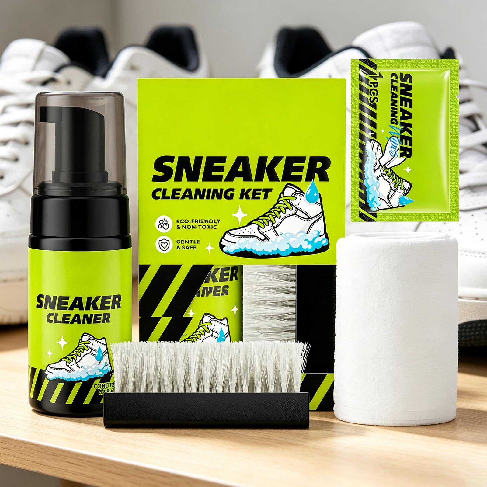 Sneaker Cleaner 4 Pieces 100ml - огляд і ціна Sneaker Care Foam