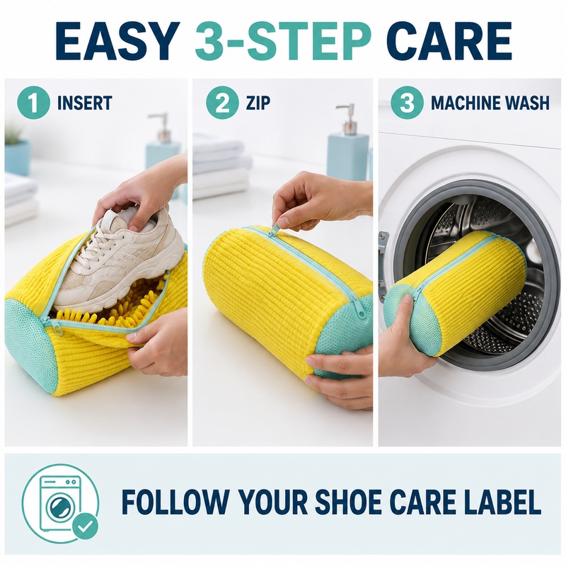 Cylindrical Shoe Washing Bag A - огляд і ціна Sneakers Care