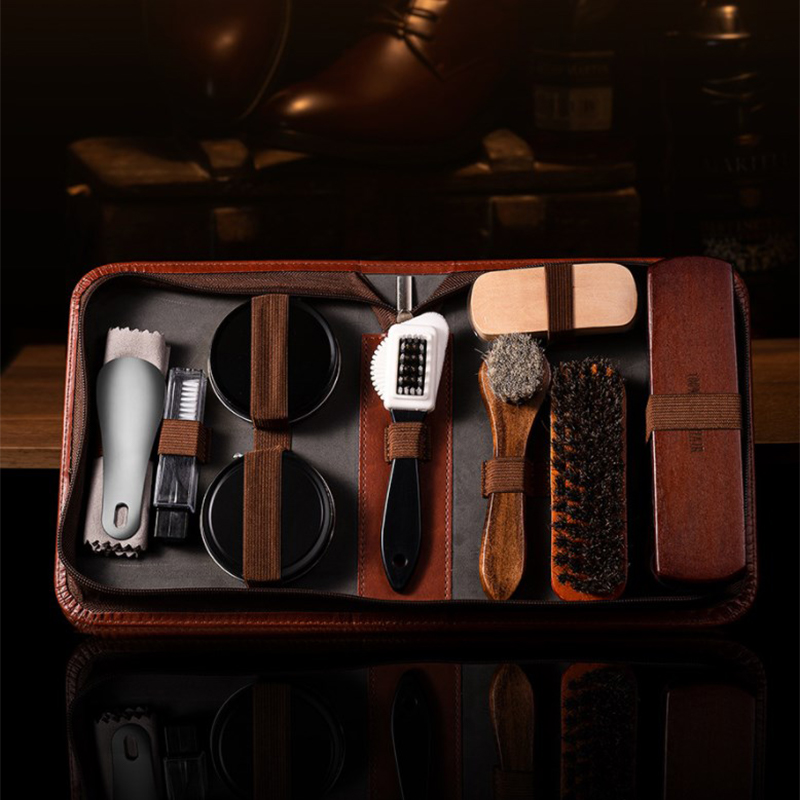HorseHair Shoe Brush Set Leath - огляд і ціна Care For Sneaker